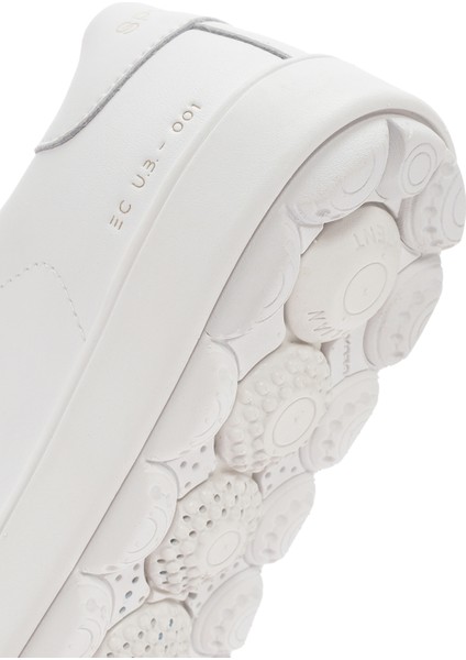 Kadın Beyaz Bağcıklı Spherica Ecub Deri Sneaker D45WEB00085C1000