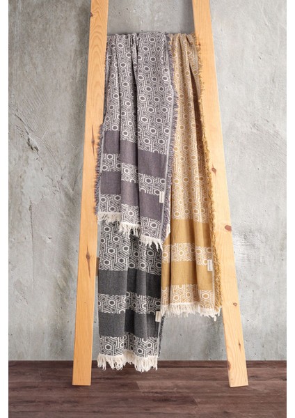 Yumuşak Pamuk Signet Desenli Çok Amaçlı Koltuk Örtüsü 130X170 cm fiyatları