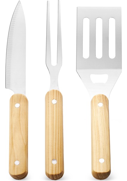 Taşınabilir 6 Parça Ahşap Saplı Barbekü/Mangal Seti fiyatları