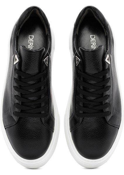 Kadın Siyah Bağcıklı Kalın Tabanlı Sneaker 24WFD3711FT