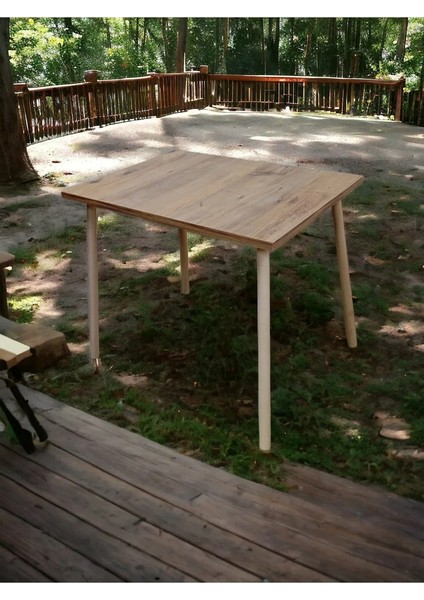 HC Atölye Ahşap Atölyesi Portatif Kamp Masası Balkon Bahçe Masası Piknik Masası Sehpası 60X45CM fırsatları
