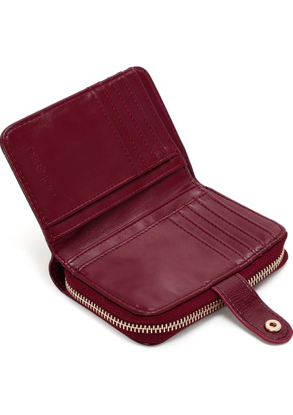 Kadın Bordo Rugan Cüzdan 000A2D561516