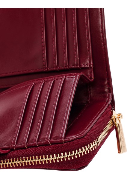 Kadın Bordo Rugan Cüzdan 000A2D561516