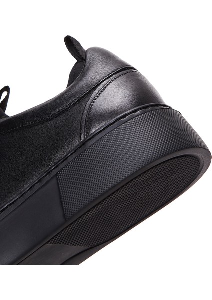 Erkek Siyah Bağcıklı Sneaker 24WFD610518
