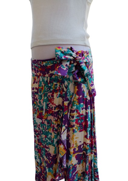 Kız Çocuk İkili Takım – Askılı Crop T-Shirt & Uzun Etek indirimleri