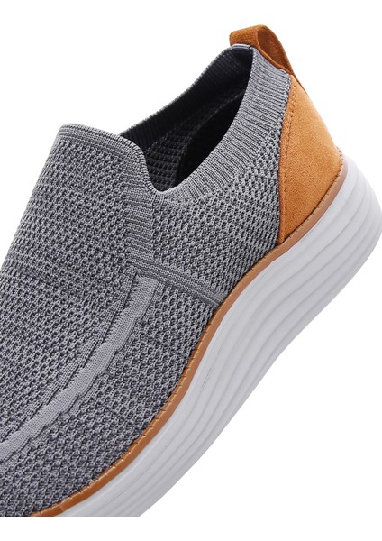 Zero Erkek Gri Kalın Tabanlı Sneaker 25SFD69026F