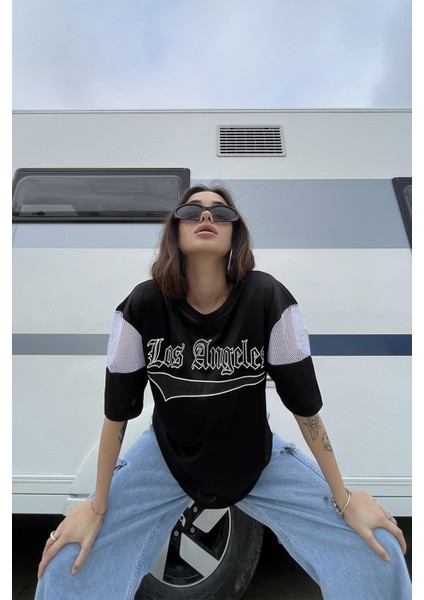 Oversize Los Angeles Forma T-Shirt