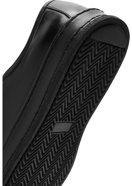 Erkek Siyah Bağcıklı Casual Ayakkabı 24WFD654118