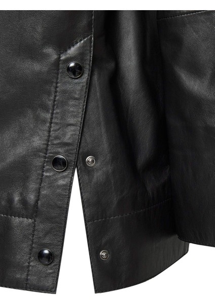 Jennifer Kadın Siyah Deri Ceket 24WGD5228U7