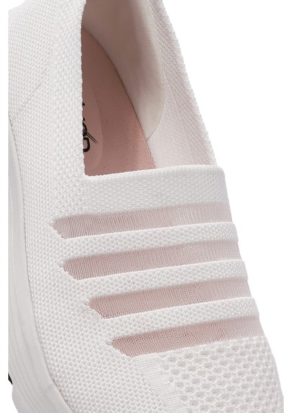 Zero Kadın Beyaz Kumaş Casual Sneaker 25SFE49526F