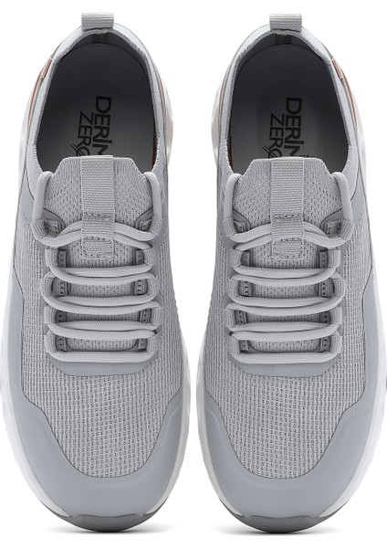 Zero Kadın Gri Bağcıklı Kumaş Sneaker 25SFE49566F
