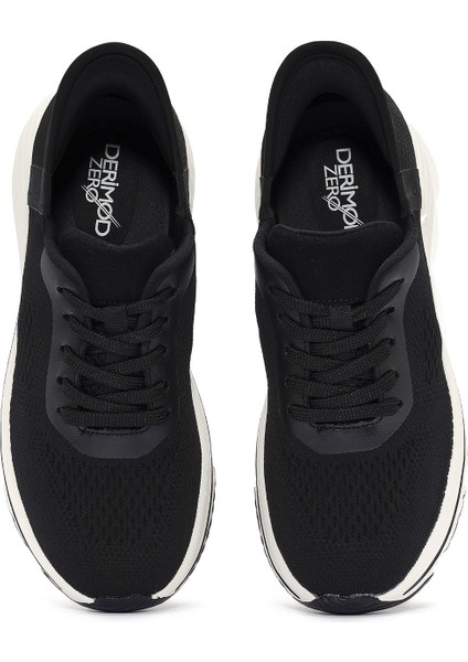 Zero Kadın Siyah Bağcıklı Kalın Tabanlı Sneaker 25SFE49556F