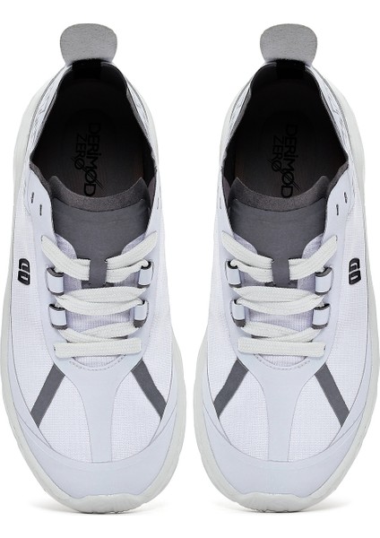 Kadın Beyaz Bağcıklı Kalın Tabanlı Sneaker 25SFE49626F