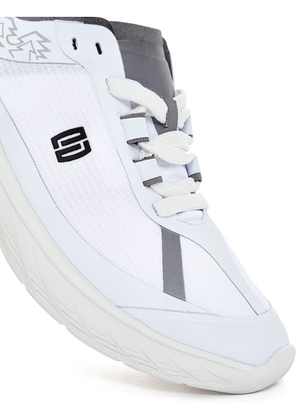 Kadın Beyaz Bağcıklı Kalın Tabanlı Sneaker 25SFE49626F