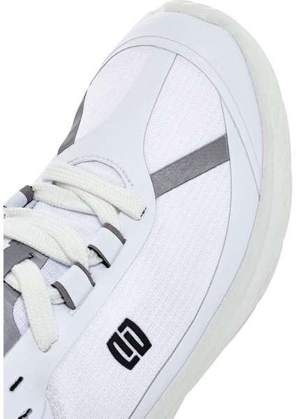 Kadın Beyaz Bağcıklı Kalın Tabanlı Sneaker 25SFE49626F