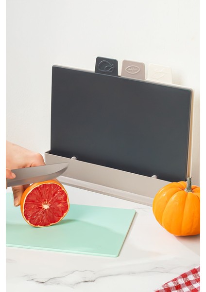 Çok Renkli 4'lü Kesme Tahtası Seti, Sebze, Et ve Ekmek Için Uygun modelleri