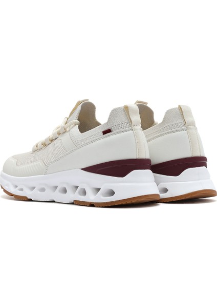 Zero Kadın Krem Bağcıklı Kumaş Sneaker 25SFE49566F