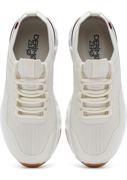 Zero Kadın Krem Bağcıklı Kumaş Sneaker 25SFE49566F