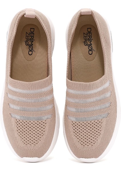 Zero Kadın Bej Kumaş Casual Sneaker 25SFE49526F