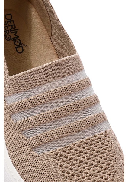 Zero Kadın Bej Kumaş Casual Sneaker 25SFE49526F