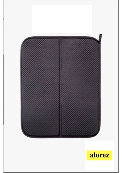 Gri Mikrofiber Bulaşık Kurulama Matı 36X45CM, Pratik ve Dayanıklı Bulaşık Altlığı fiyatları