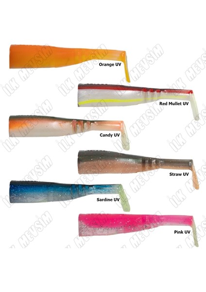 Lily Shad 9,3cm 3 Adet Yedek Silikon Yem fiyatları