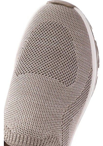 Zero Kadın Bej Kalın Tabanlı Kumaş Sneaker 25SFE49536F