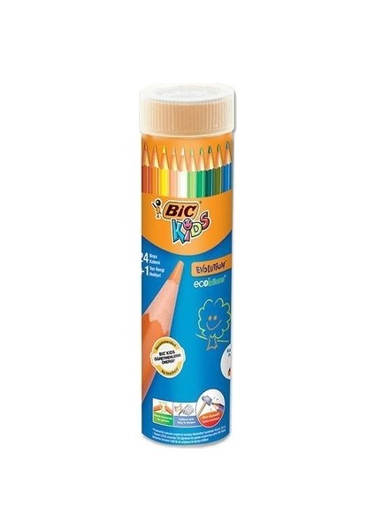 Evo Kuru Boya 24+1 Metal Tüp Renkli Boyalar 24 Parça Çocuklar İçin Eğlenceli Kullanım