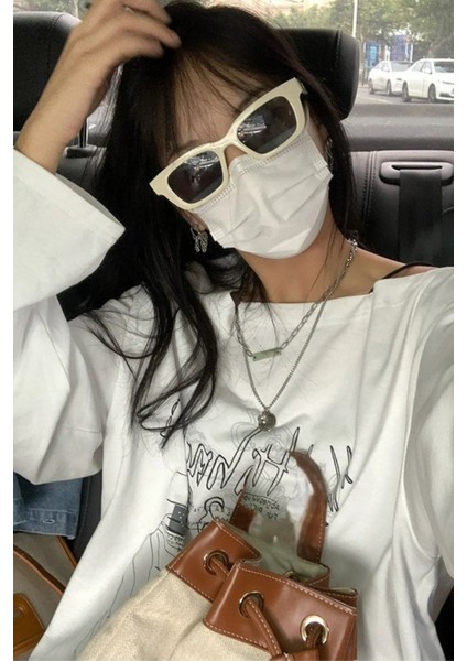 Yeni Beyaz Hahnch 350 Uzun Kollu Ince Sweatshirt fiyatları