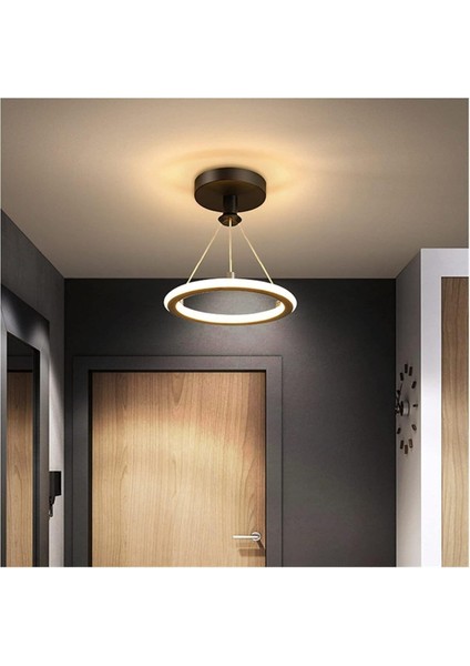 Modern Siyah Ledli Çift Taraflı Avize, Koridor ve Mutfak Için EC-2021 fırsatları