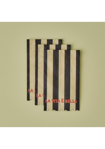 Line 100'lü Kağıt Peçete Mavi (33x39 cm)