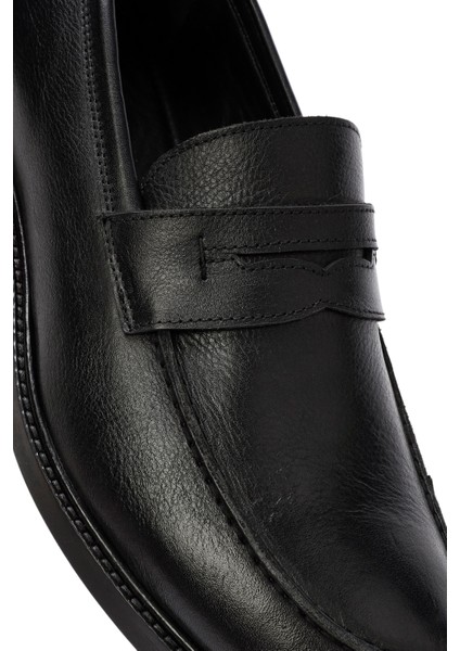 Erkek Siyah Klasik Loafer 24WFD756218