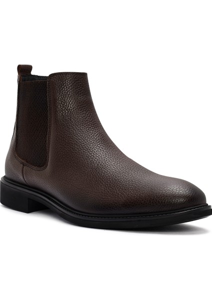 Erkek Kahverengi Deri Casual Chelsea Bot 24WFD7540FT
