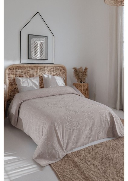 Yumuşak Çift Kişilik Pike 200X220CM, Hafif ve Pamuklu Yatak Örtüsü fırsatları