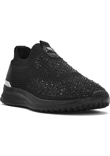 Zero Kadın Siyah Taşlı Sneaker 25sfd43136f