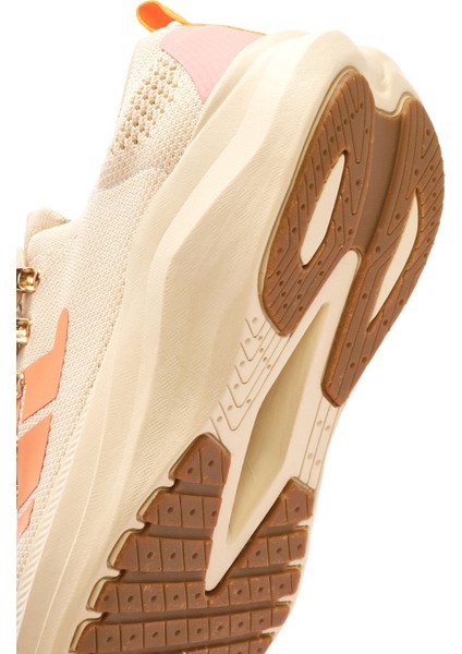 Zero Kadın Bej Kalın Tabanlı Bağcıklı Kumaş Sneaker 25SFD43166F