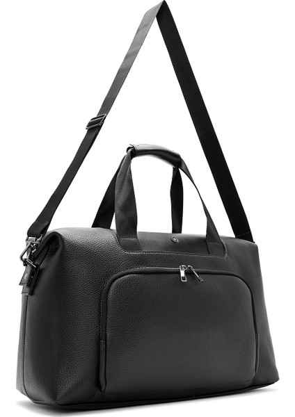 Erkek Siyah Uzun Askılı Seyahat Çantası 24WBD3103FT