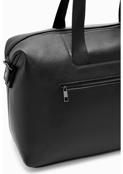 Erkek Siyah Uzun Askılı Seyahat Çantası 24WBD3103FT