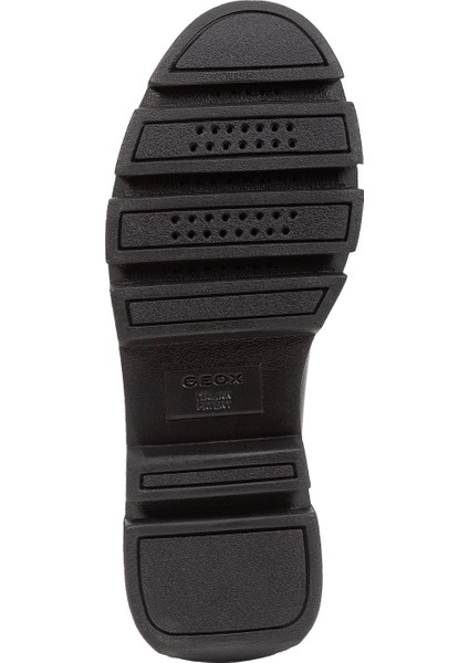 Kadın Siyah Vilde Toka Detaylı Deri Maskülen Loafer D46UAH00043C9999