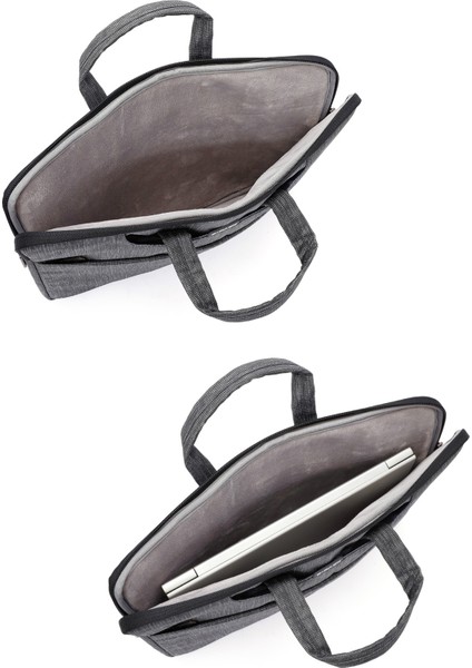 D-Pack Erkek Gri Kumaş Evrak Çantası 24WBD30096F
