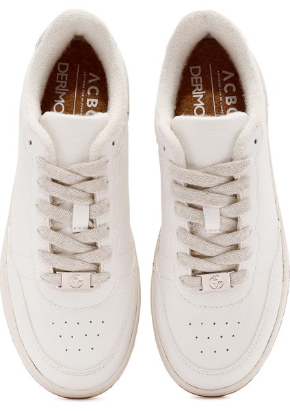Acbc x Kadın Beyaz Bağcıklı Sneaker 24WFD435214