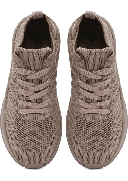 Zero Kadın Vizon Bağcıklı Kalın Tabanlı Sneaker 25sfd43146f