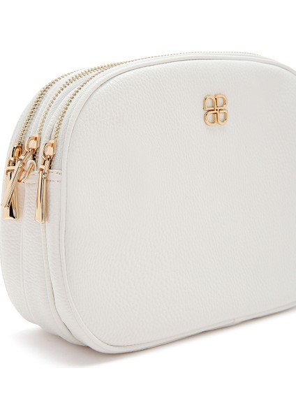 Kadın Beyaz Uzun Askılı Mini Çapraz Çanta 25SBD2101FT