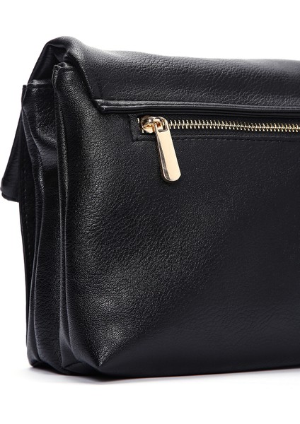 Kadın Siyah Uzun Askılı Çapraz Çanta 25SBD210514