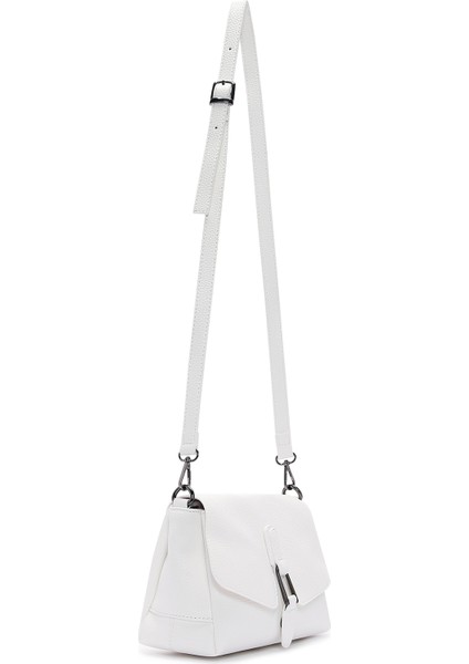 Kadın Beyaz Uzun Askılı Çapraz Çanta 25SBD2102FT