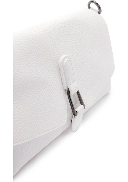 Kadın Beyaz Uzun Askılı Çapraz Çanta 25SBD2102FT