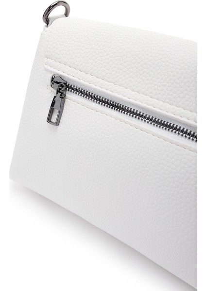 Kadın Beyaz Uzun Askılı Çapraz Çanta 25SBD2102FT