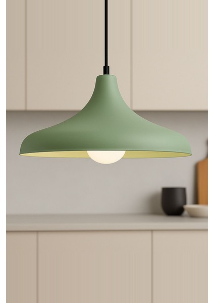 Yeşil Metal Sarkıt Avize, Retro Rustik ve Modern Endüstriyel Tasarım fiyatları