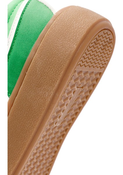 Acbc x Kadın Yeşil Bağcıklı Süet Sneaker 24WFD435310