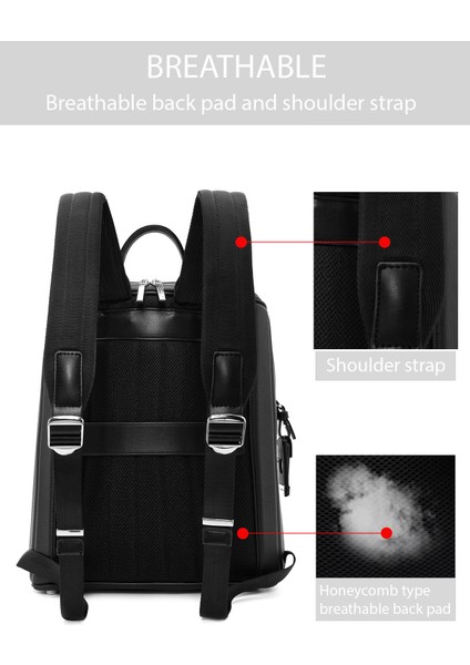 D-Pack Erkek Siyah Kumaş Sırt Çantası 24WBD30216F